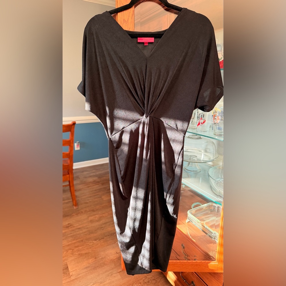 Jennifer Lopez Black Open Shoulder Dress